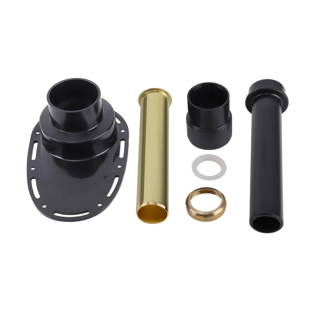 Oval Tub Drain Rough-in Kit for Freestanding Bathtub (Brass, ABS)