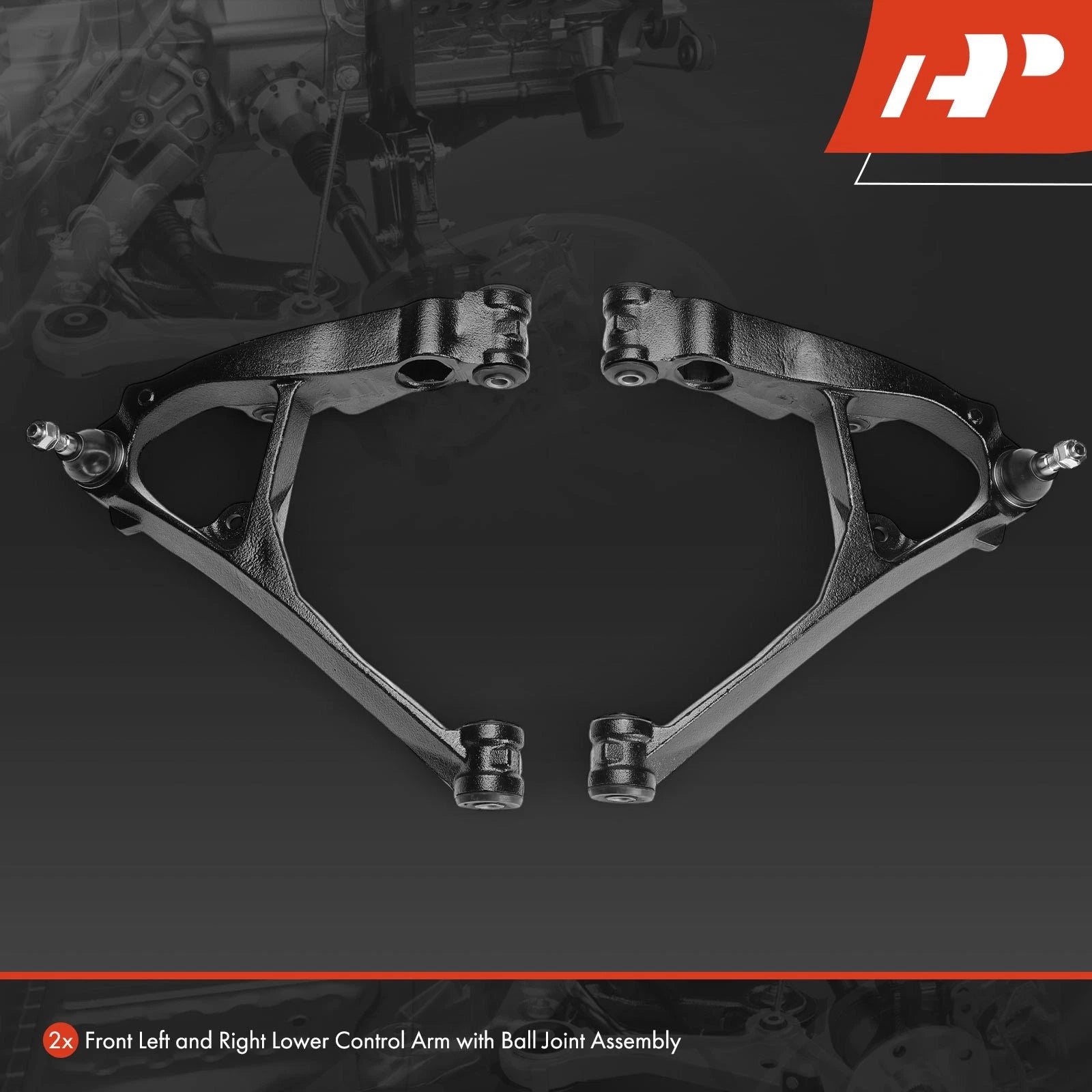 2X Front Lower Control Arm with Ball Joint for Chevy Silverado 1500 (2007-2018)