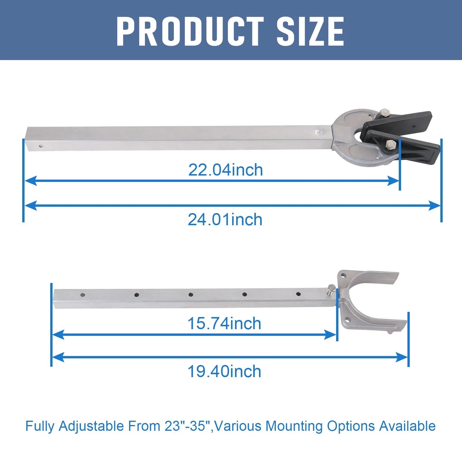 Adjustable Transom Saver for 400-RB (23-35")