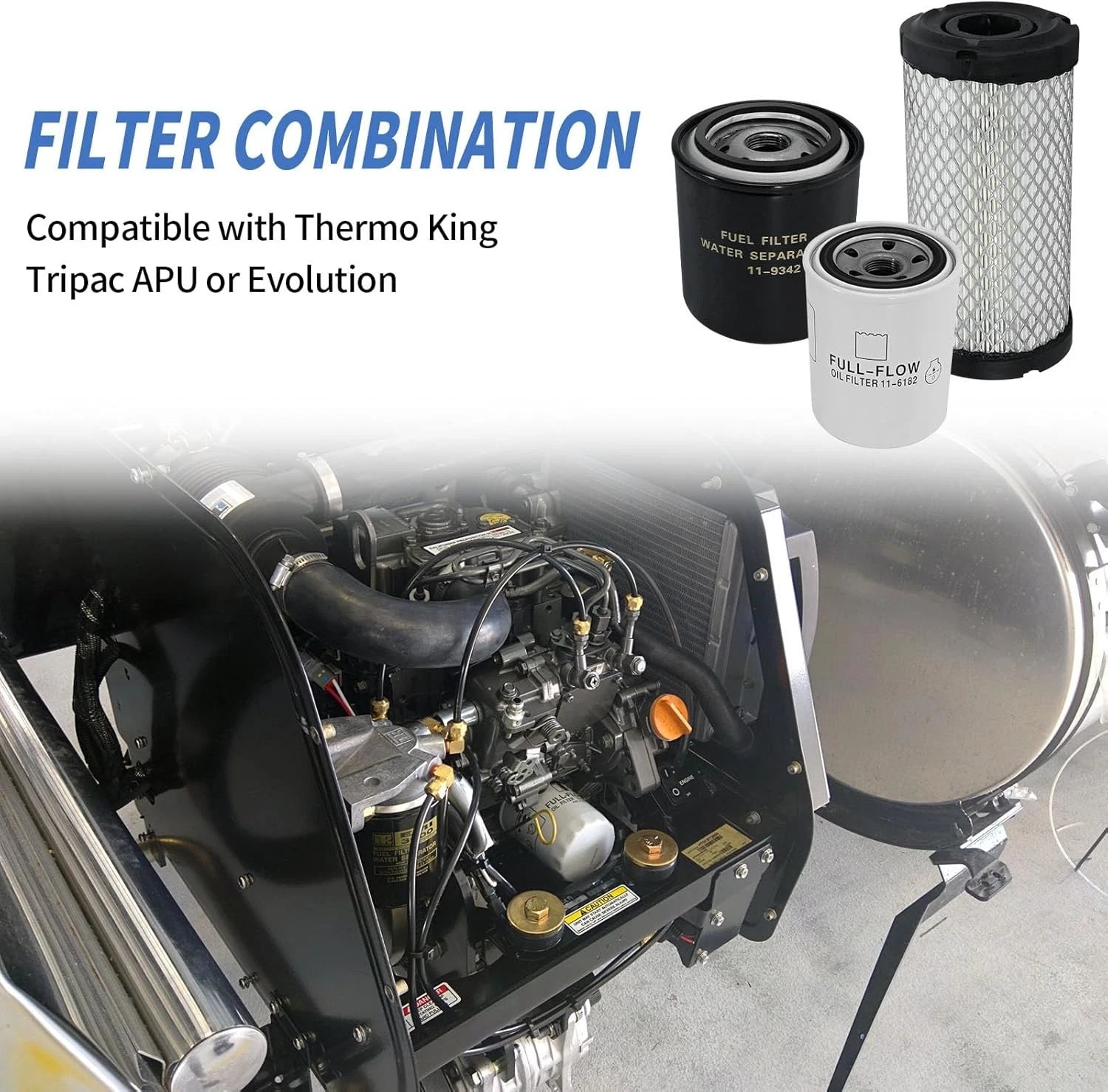 Fuel Filter Set for Thermo King Tripac APU (2005-2023)