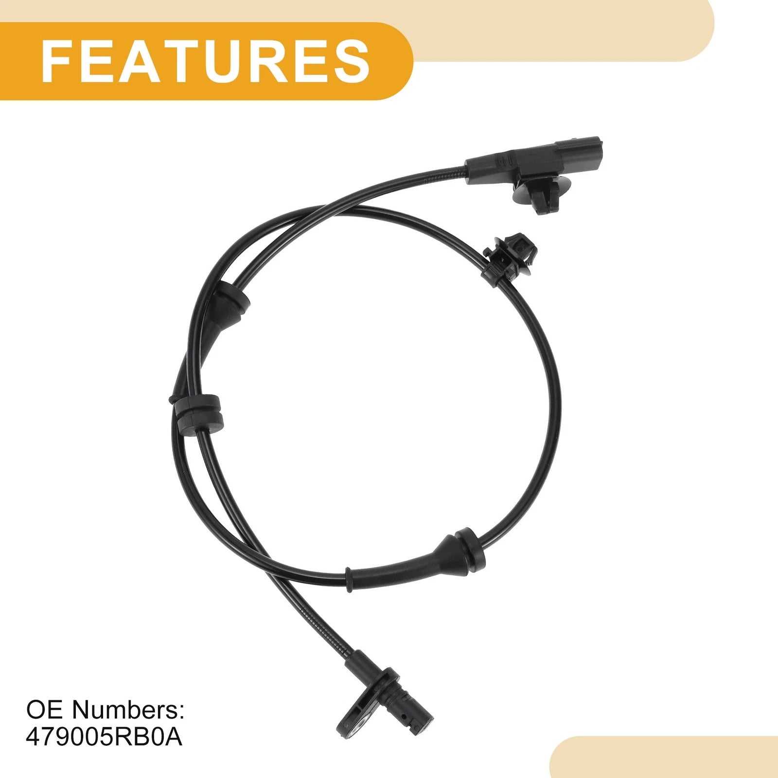 ABS Wheel Speed Sensor No. 479005RB0A for Nissan Kicks (2016–2021) Rear