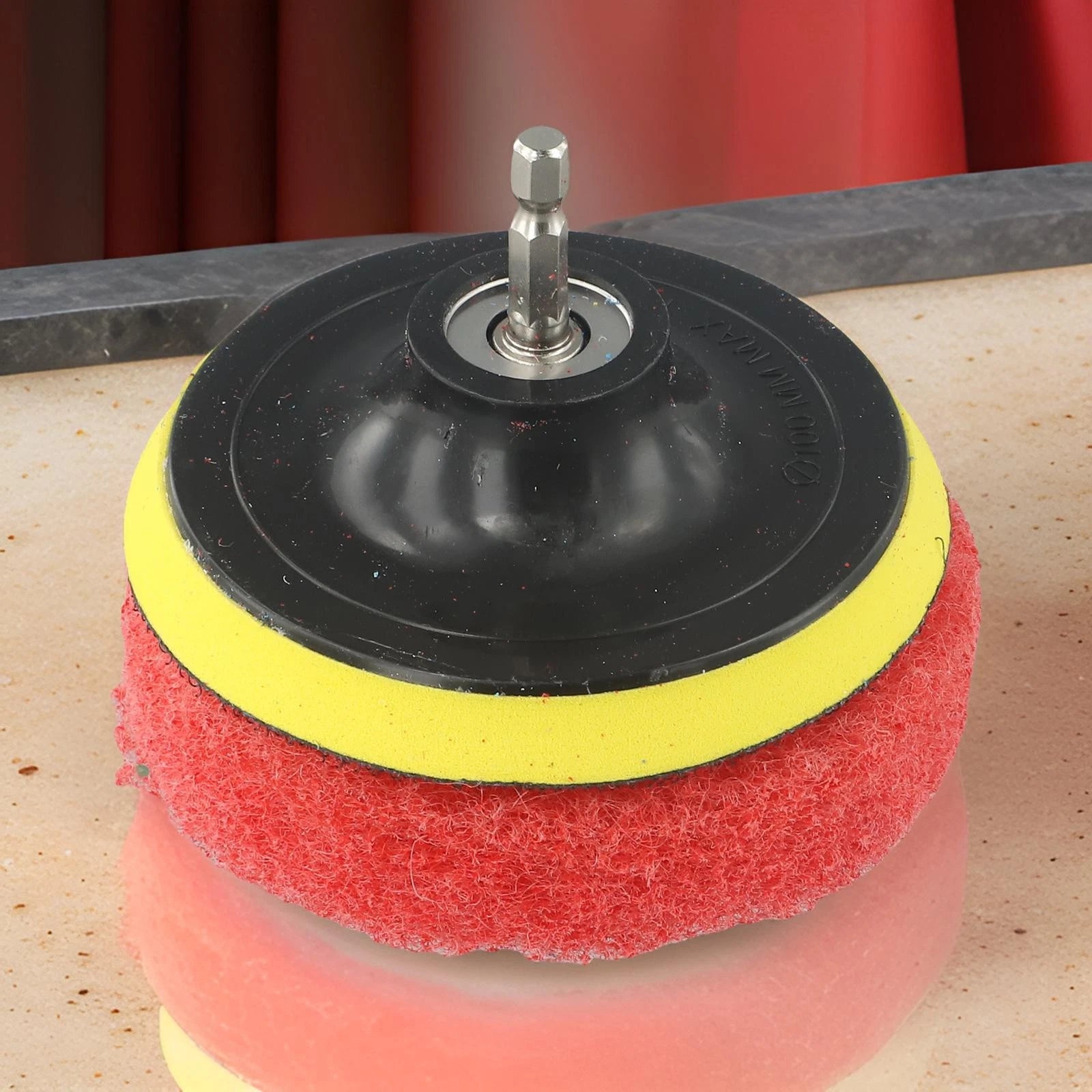 5X Nylon Power Scrub Pads for Drill Cleaning (Compatible with Most Drills)