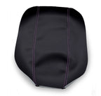 Leather Console Lid Armrest Cover for Chevrolet Camaro (1982–1992) Pink Stitch