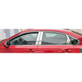 10pc. Luxury FX Side Window Trim Package w/o Pillar Posts for 2019-24 Kia Forte