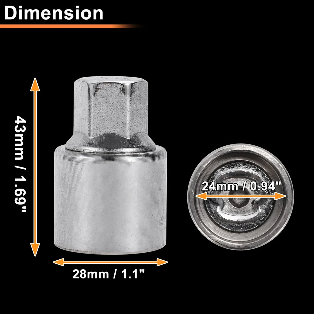 305 Wheel Lock Lug Nut for Mercedes-Benz (2010-2023) - Locking Nut Key Tool