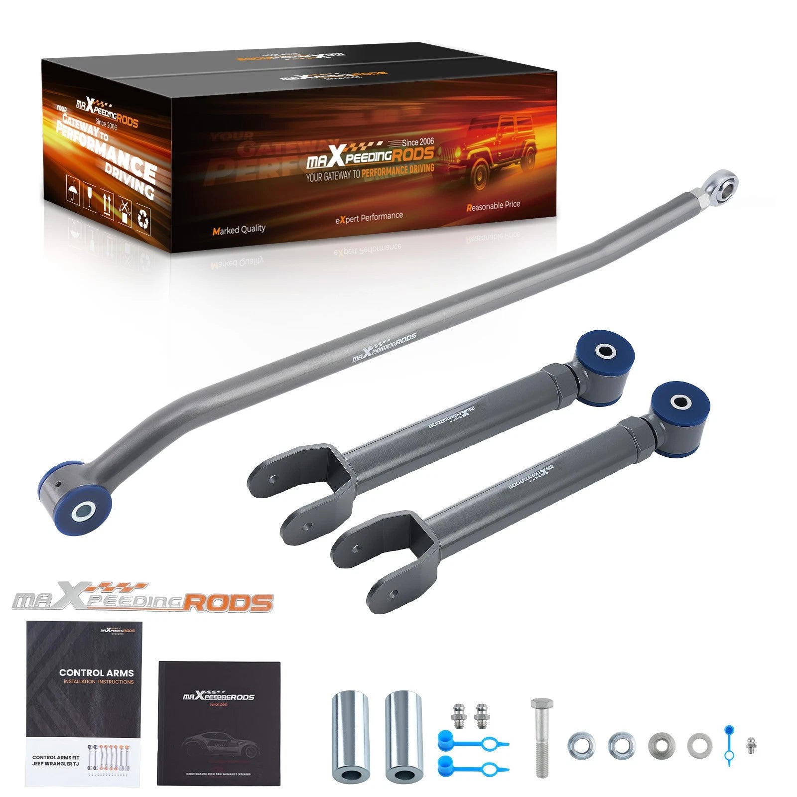 Front Upper Control Arm Track Bar for Jeep Grand Cherokee (1999–2004) 3"-6" Lift