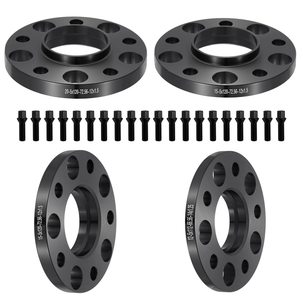 15mm Hubcentric Wheel Spacers 5x120 72.56mm for BMW 535i (1990–1993)