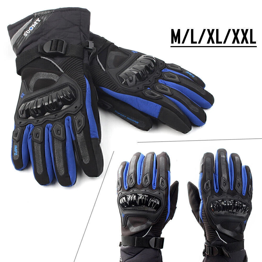 Rider Protective Gloves for Touch Screen Winter Use (Waterproof, Windproof)