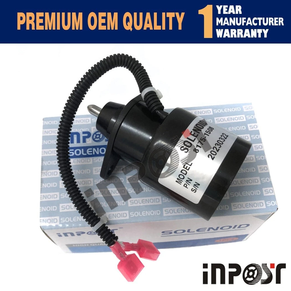 24V Diesel Engine Solenoid Actuator for Yanmar 0200-12 (8175-1508, Woodward APECS)