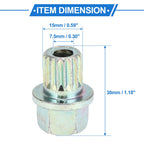 33/17PT Wheel Lock Lug Nut with Anti Theft Removal Key for BMW