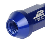 20Pcs J2 7075-T6 Forged Aluminum M12x1.25 Open-End Lug Nut Set for
