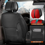 Front Row Bucket Seat Covers for Universal Fit (Red)