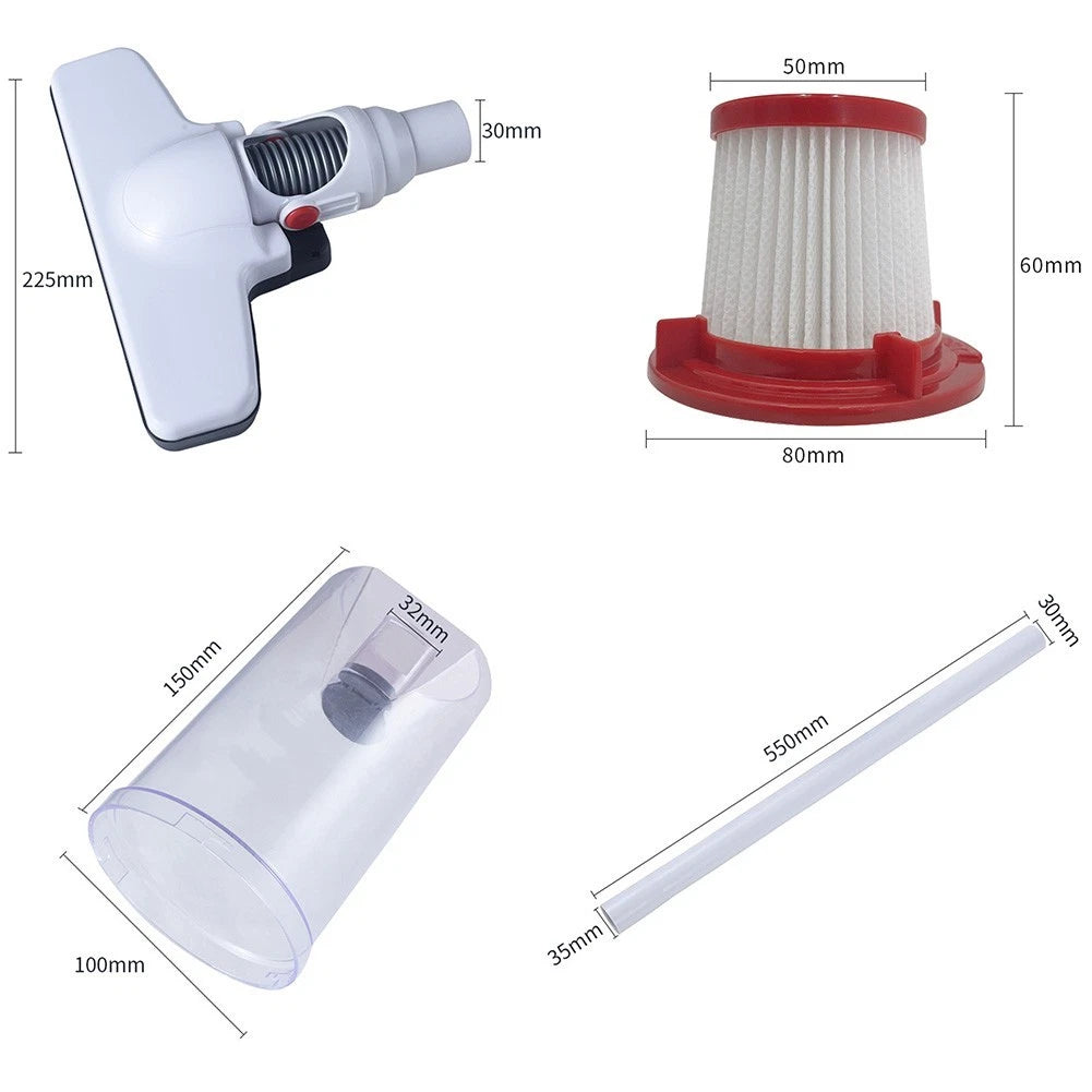 Vacuum Accessories Set for Handheld Vacuum Cleaner (Compatible Models)