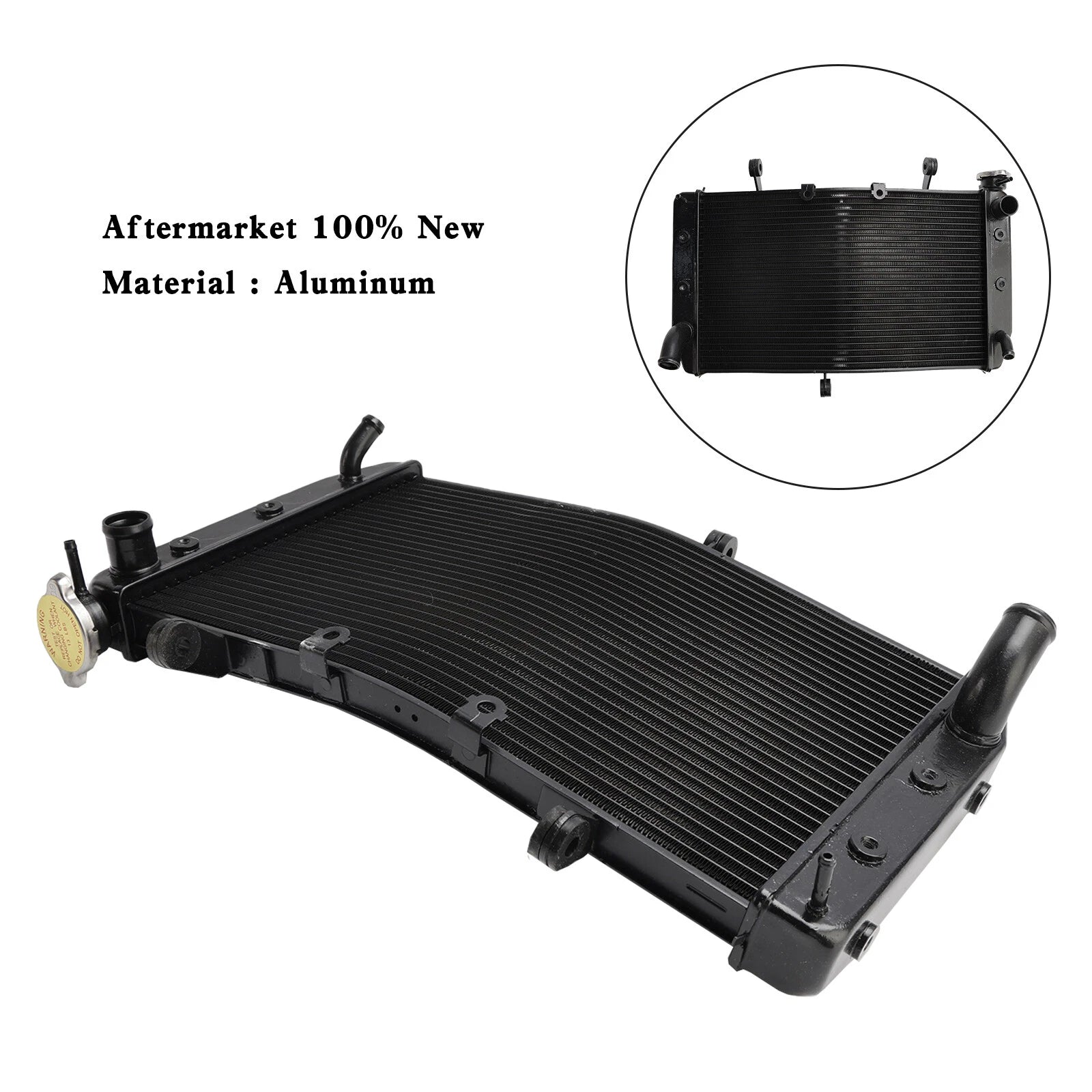 Aluminum Radiator for Yamaha FZ1 FZ1N FZ8 (2006–2018, 2011–2019)