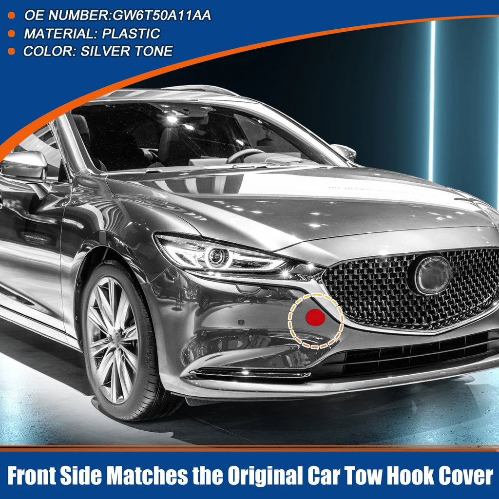 Tow Hook Cover for Mazda 6 Atenza (2018–2021) No.GW6T50A11AA Red