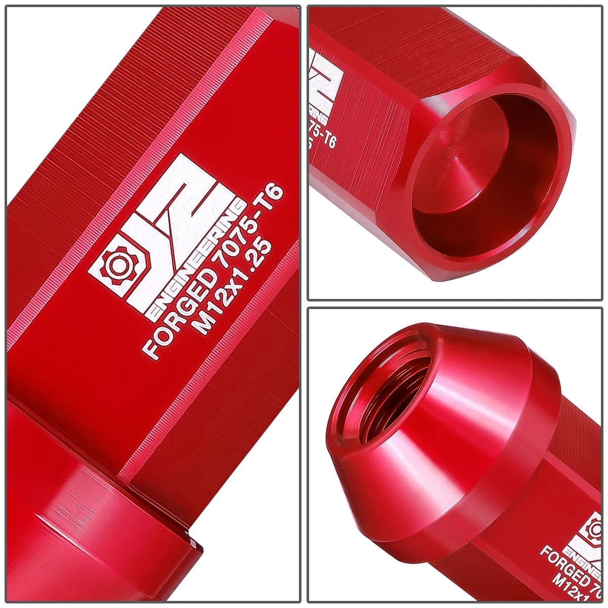 Set of 20 Closed End Lug Nuts M12 X1.25 25mm OD for J2 Engineering