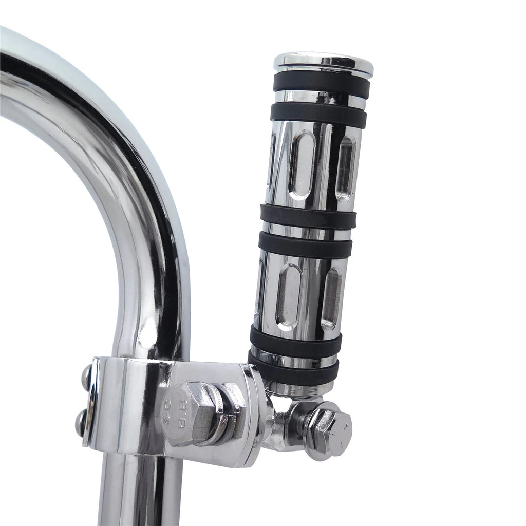 Chrome Edge Highway Footpegs for Harley Touring Sportster Dyna