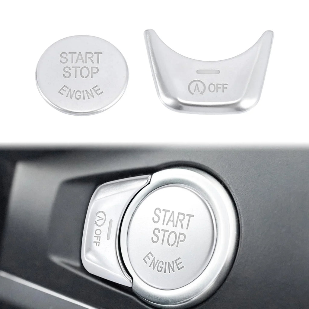Engine Start Stop Switch Button Cover Set for BMW 5 Series 7 Series