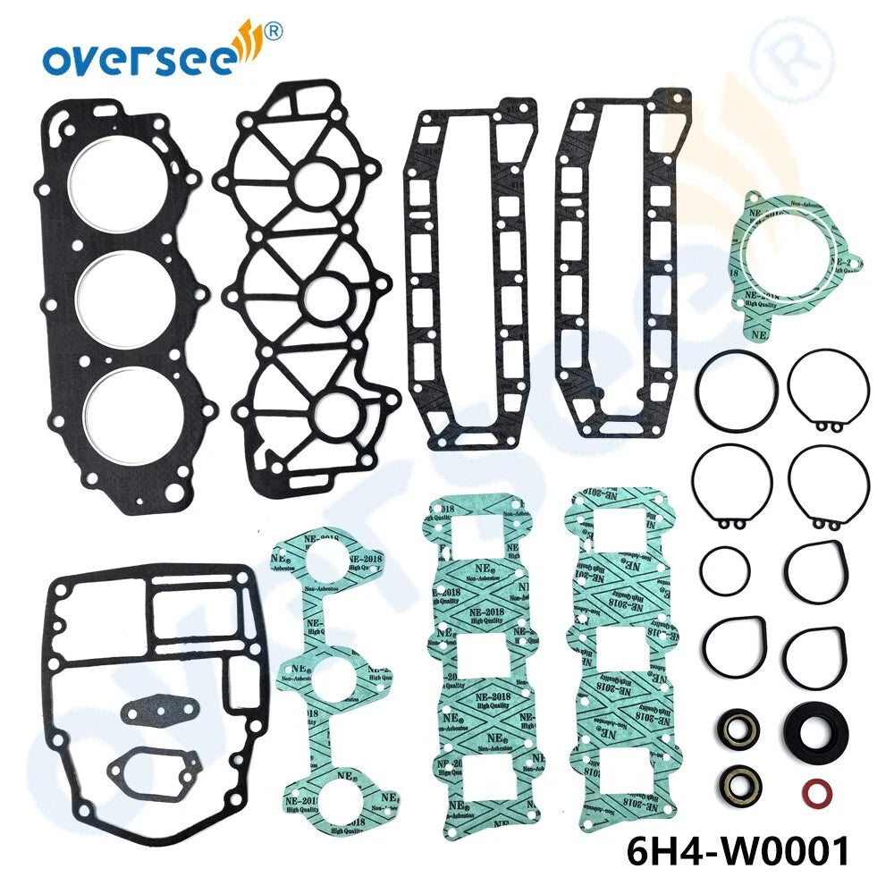 Powerhead Gasket Kit for Yamaha Outboard 3 Cylinder (6H4-W0001-01)