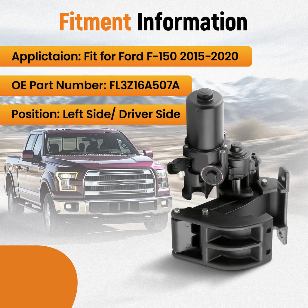 Left Running Board Motor with Bracket for Ford F-150 (2015–2020)
