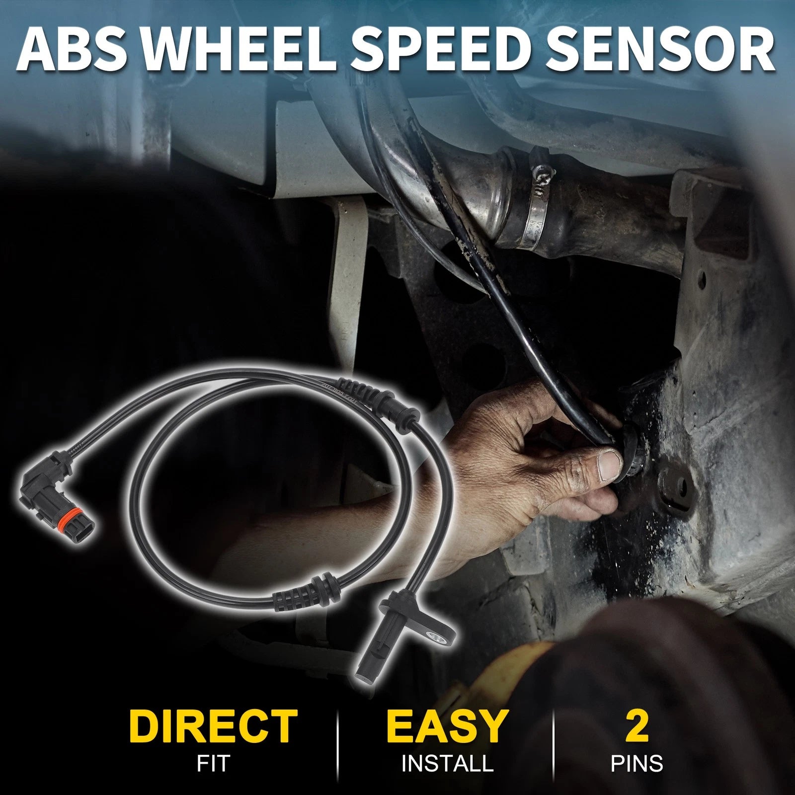 Front Left ABS Wheel Speed Sensor for Mercedes-Benz E550 (2010–2017) No.A2079057701