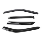 Set of 4 Side Window Visors Rain Guards for Jeep Cherokee (2014–2021)