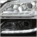 LED DRL Chrome/Amber Headlight Lamps for Honda Accord 2013–2015