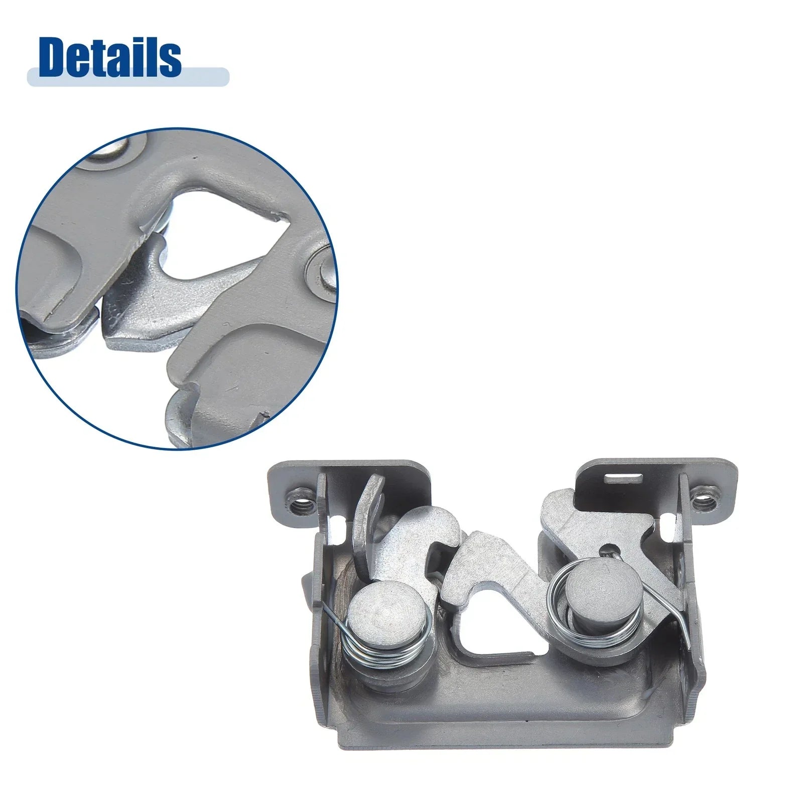 1 Pair Front Hood Latch Lock Actuator Assembly for BMW 525i Gray