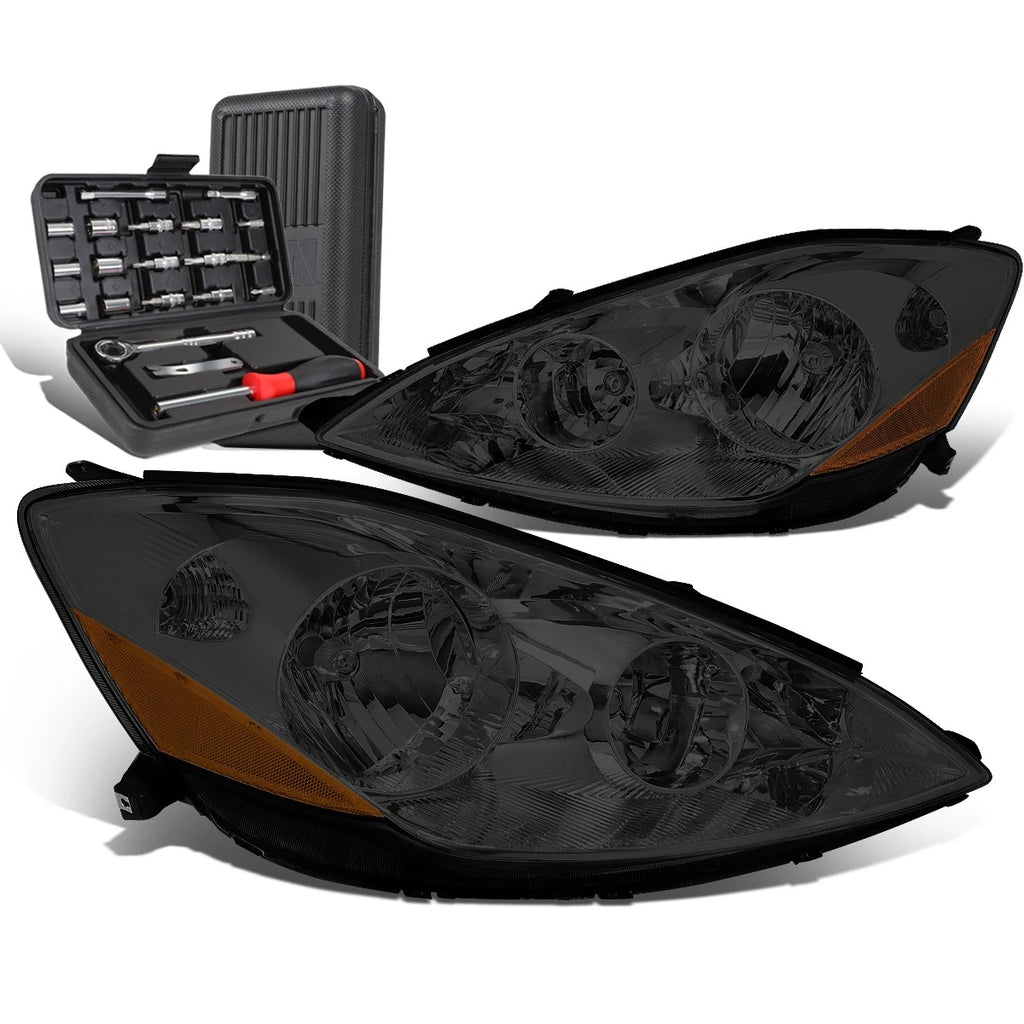 Pair of Smoked/Amber Side Headlight Lamps for Sienna XL20 (2006–2010)
