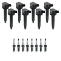 Set of 8 Ignition Coils & NGK Platinum Spark Plugs for Sequoia Tundra (2000–2023)