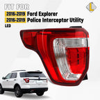 LED Tail Light for Ford Explorer (2016–2019) w/ Bulb Driver