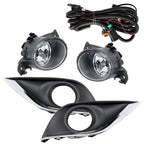 Set of 2 Fog Lamps Assembly for Nissan Versa (2015–2018) with Switch Bulbs