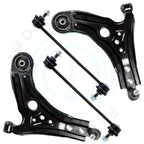 Set of 4 Front Lower Control Arms for Chevy Aveo5 (2004–2011)