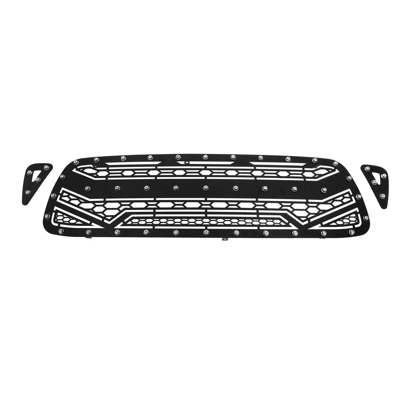 Stainless Black Laser Cut Upper Grille for Toyota Tacoma (2001–2004)
