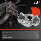 Pair Rear Disc Brake Calipers for Subaru Impreza WRX STI (2008–2014)