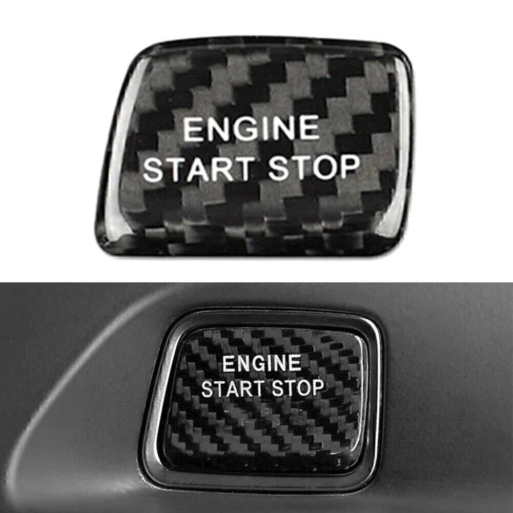 Carbon Fiber Engine Start Stop Button Cover for Chevrolet Camaro (2010-2023)
