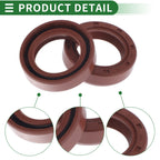 Set of 5 Oil Seal Rotary Shaft Seal FKM Rubber 27x40x10mm