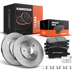 Front Disc Brake Rotors & Ceramic Pads for Chevrolet Malibu (2004–2008)