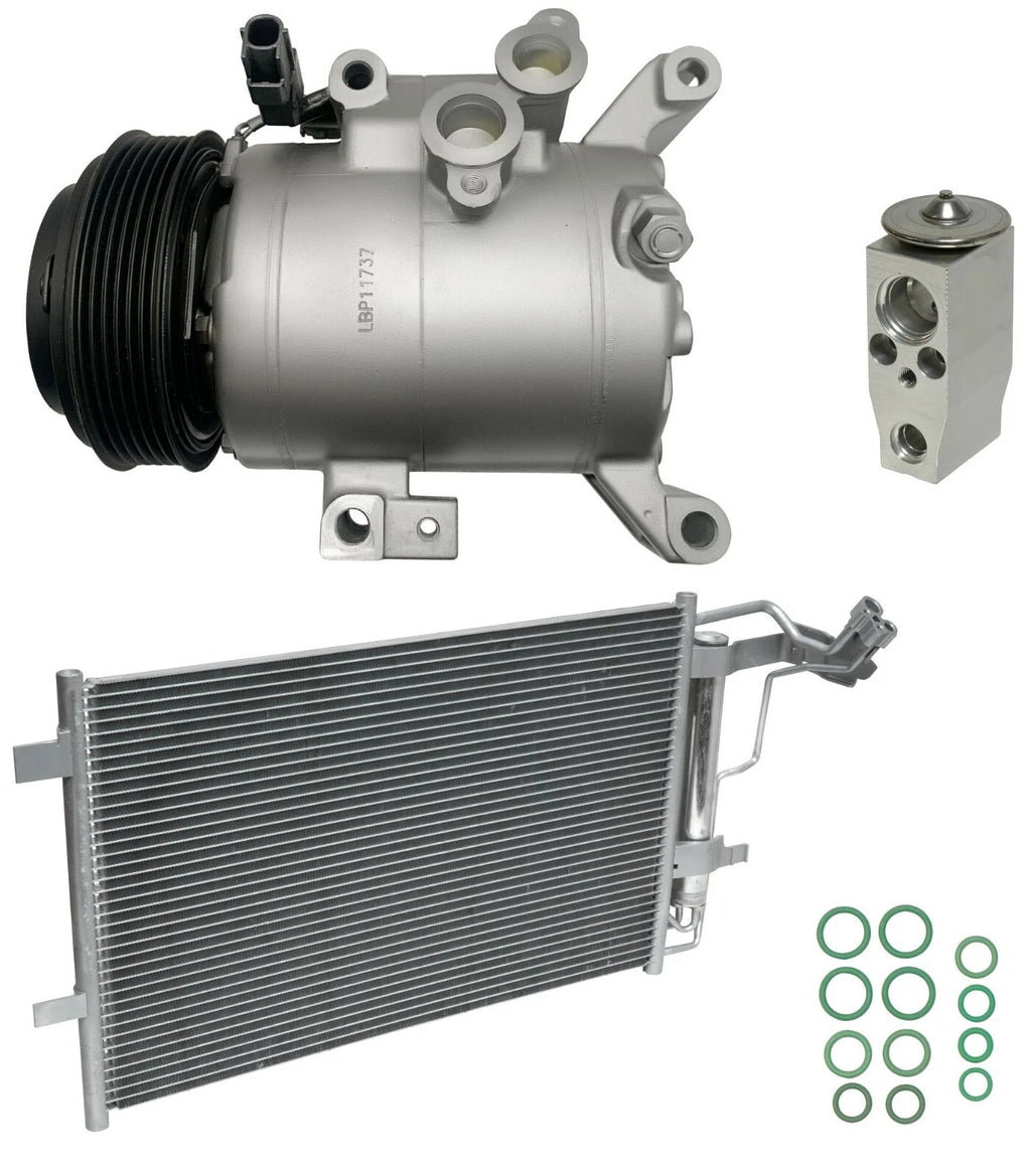 A C Compressor Kit With Condenser for Mazda 3 2.0L (2013–2018)
