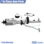 35" Tilt Steering Column for Universal Vehicles (Automatic, Chrome)