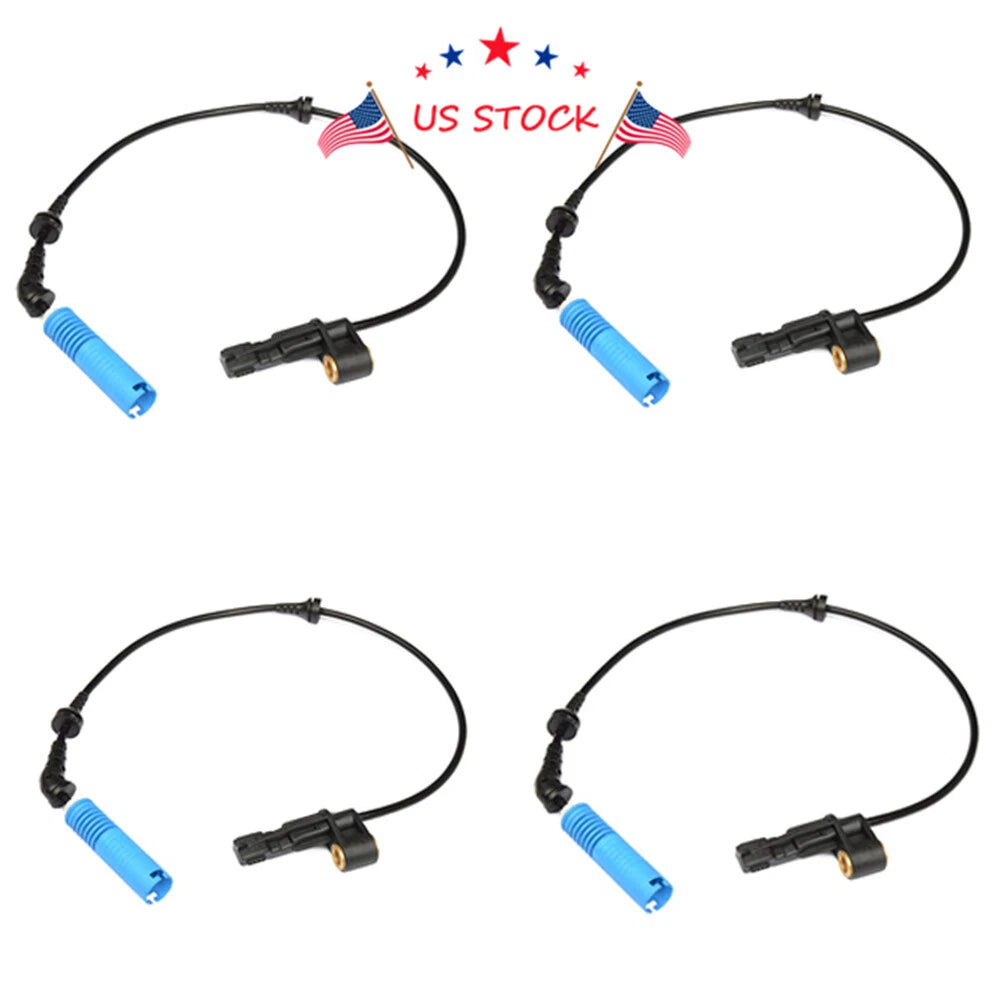Set of 4 Wheel ABS Speed Sensors for BMW 323ci 325Ci 320i 323i