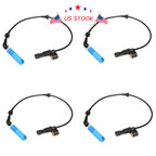 Set of 4 Wheel ABS Speed Sensors for BMW 323ci 325Ci 320i 323i
