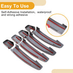Car Door Handle Cover Trim for Chevrolet Cruze (2011–2019) Carbon Fiber Black