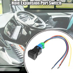 Hole Expansion Port Switch with Wire for Toyota Vehicles (1 pcs)