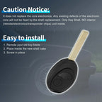 Buttons Keyless Entry Remote Fob Case for BMW Mini Cooper (2002 - 2005)