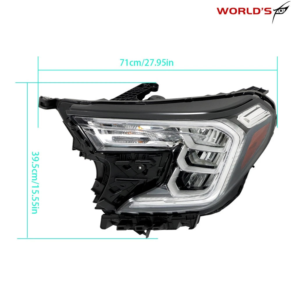 LED Headlight Assembly Chrome for GMC Terrain SLT/SLE (2022–2023)