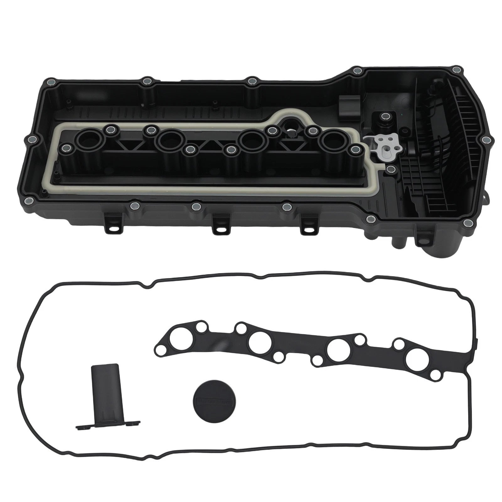 Engine Valve Cover for Toyota Tacoma (2016–2021) 1120175080 Black Plastic