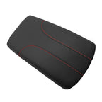 Console Lid Armrest Cover for Nissan Rogue (2017–2020) Red Stitch