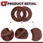 2X Oil Seal Rotary Shaft Seal FKM Rubber 35x65x8mm for [Make Model] 