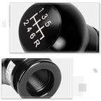 6-Speed Manual Shift Knob for J2 Teardrop Shape (Black) with 8/10/12mm Adapters